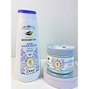 Dove x Bridgerton Moonlit Masquerade Body Wash & Scrub Limited Edition Netflix